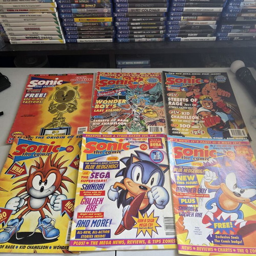Sonic the Comic 15 Used Comic Books from 1993