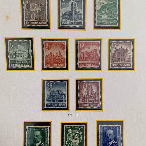 German stamps 1920-1995 lux and used in 150 pages