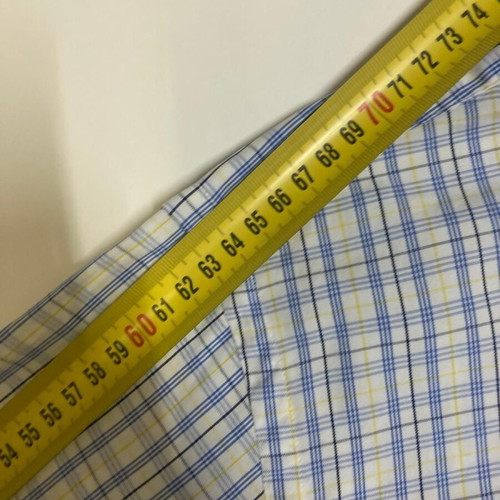 Ralph Lauren Oxford shirt L 16¼ Custom Fit blue yellow