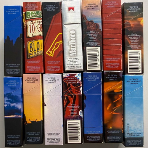 Marlboro Limited Edition 2001 Complete Set of 14 Packs Mint Condition