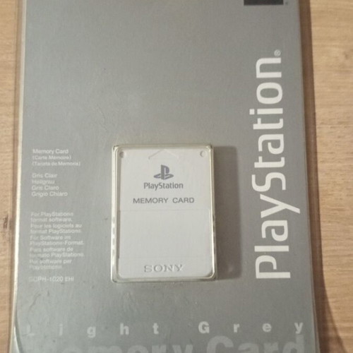 PlayStation Memory Card sealed, new