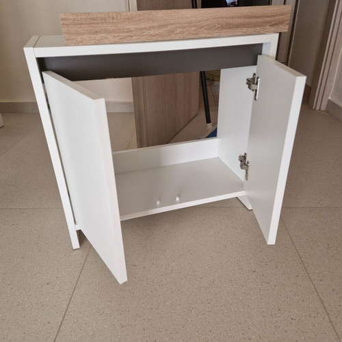 Bathroom furniture set like new, sink cabinet and washing machine cabinet