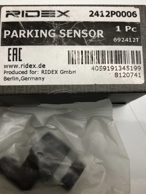 Parking sensor RIDEX 2412P0006 new for BMW