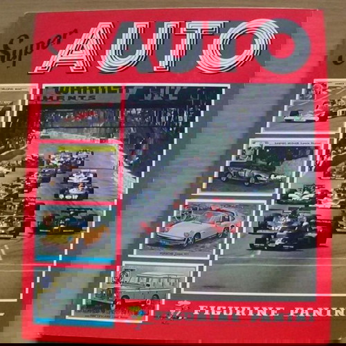 Άλμπουμ Panini Super Auto 1977 σαν καινούργιο, συλλεκτικό