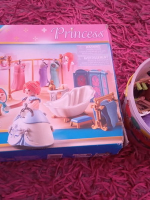 Playmobil Princess set used with various pieces