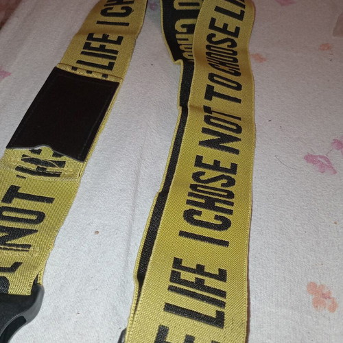Strap with logo for suitcases new