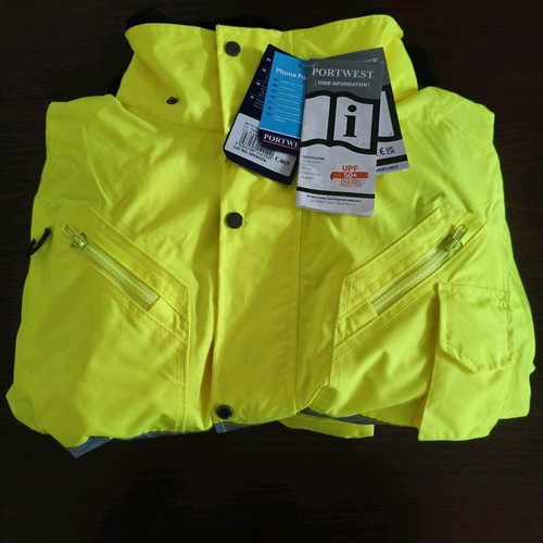 Portwest C465 High Visibility Jacket new, waterproof, medium