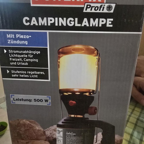 Powerfix Profi+ Gas Lantern new in factory packaging