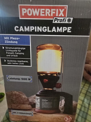 Powerfix Profi+ Gas Lantern new in factory packaging