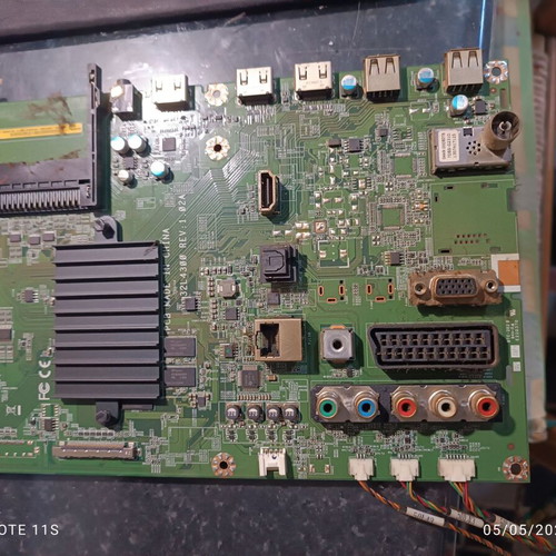 Motherboard 32L4300 Rev: 1.02A used, main board TV