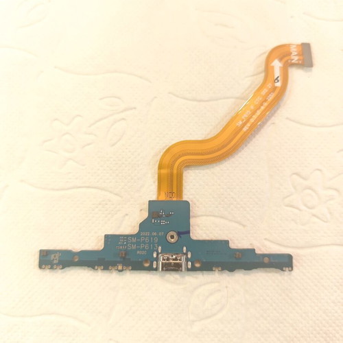 Charging port for Samsung Galaxy Tab S6 Lite original with flex cable like new