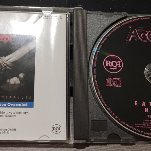Accept Eat the Heat CD like new, metal