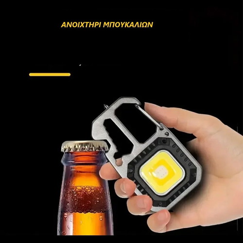 Survival multitool carabiner new with flashlight and multiple functions