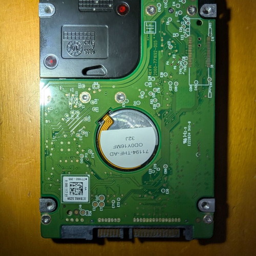 WD Scorpio Blue 320GB 2.5" HDD used, SATA 5400rpm