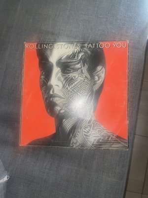 Tattoo You vinyl LP used by The Rolling Stones, rock album