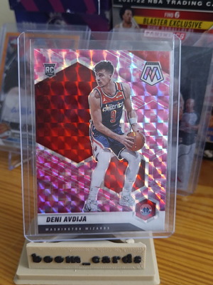 Deni Avdija rc pink parallel 20-21 card new Mosaic 20-21