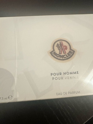 Moncler Pour Homme & Pour Femme mini perfume set 2 x 7.5ml new