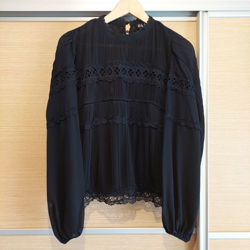 Blouse - Shirt new, size L, black