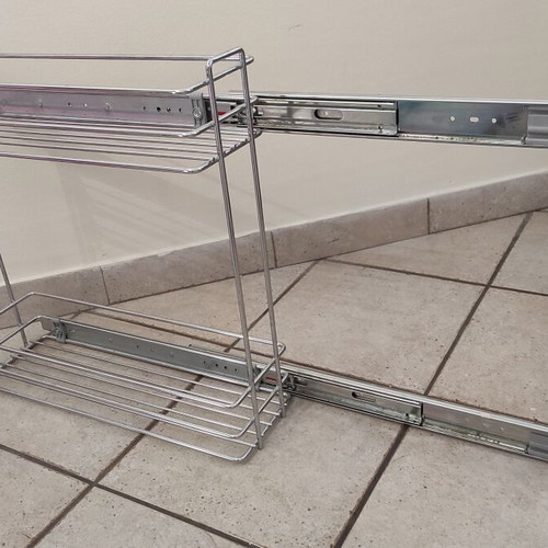 Sliding metal rack like new