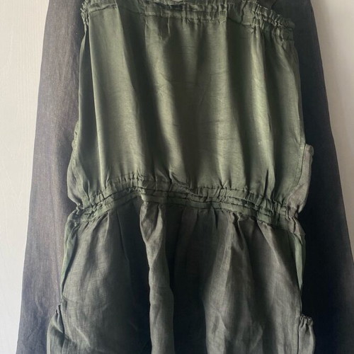 Daniele Alessandrini women's top XL like new, olive grey