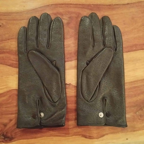 Leather parade gloves new, men's black and women's brown