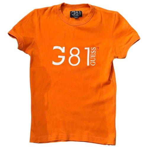 Guess orange T-shirt with logo used, size XS