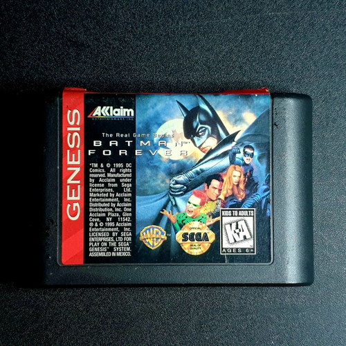 Batman Forever Sega Genesis used for European Mega Drive