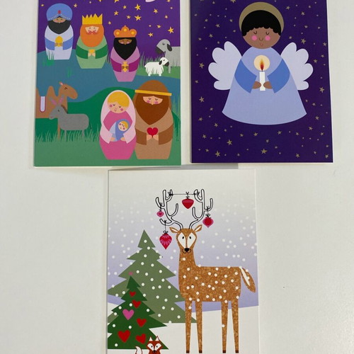 Cards like new, pack of 3