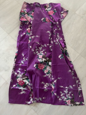 Babeyond kimono robe, purple, one size