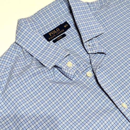 3 Men's Shirts Polo Ralph Lauren, Tommy Hilfiger, Versace used, size Large