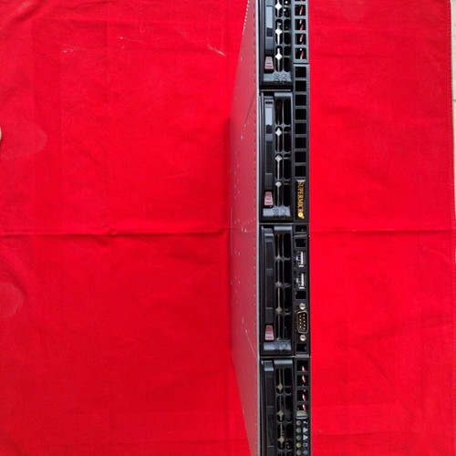 SuperMicro Server 1U used with X10SRI-F motherboard, Intel Xeon E5-2630v3, 128GB RAM