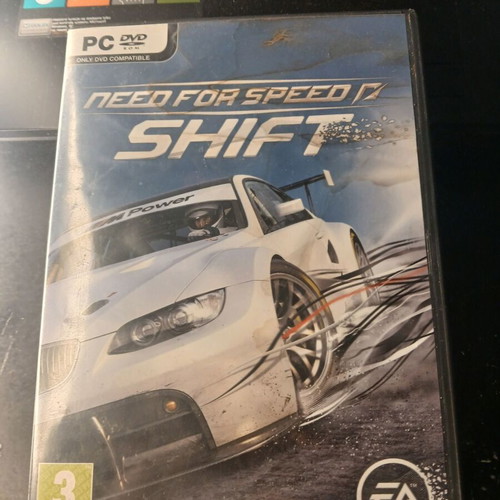 Need for Speed Shift PC used, manual damaged by water