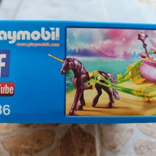 Playmobil 9136 Fairy Carriage with Magic Unicorn new
