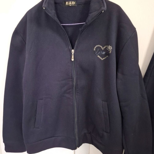 Sports jacket new, blue, size M/L labeled XL