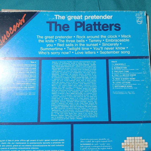 The Platters The Great Pretender vinyl record like new