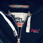 Superdry women's sweatshirt used, blue, size L
