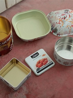 Метални съдове нови, комплект от 4 броя