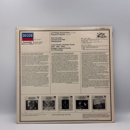 Flute Concertos by C.P.E. Bach and Cimarosa used