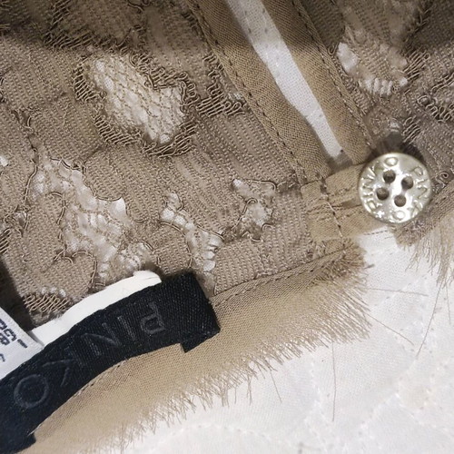 Pinko lace dress like new, beige, size L