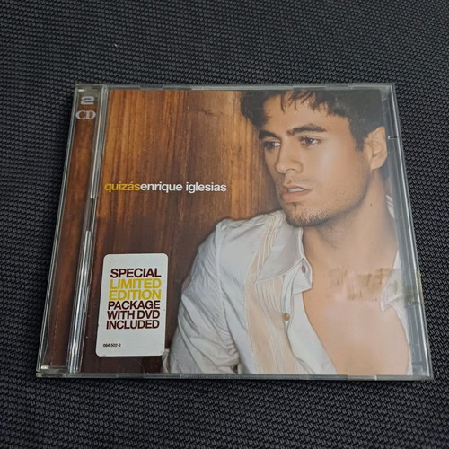 Enrique Iglesias Quizas CD + DVD limited edition like new, pop