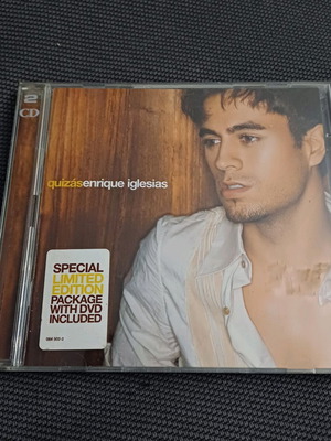Enrique Iglesias Quizas CD + DVD συλλεκτική έκδοση σαν καινούργιο, pop