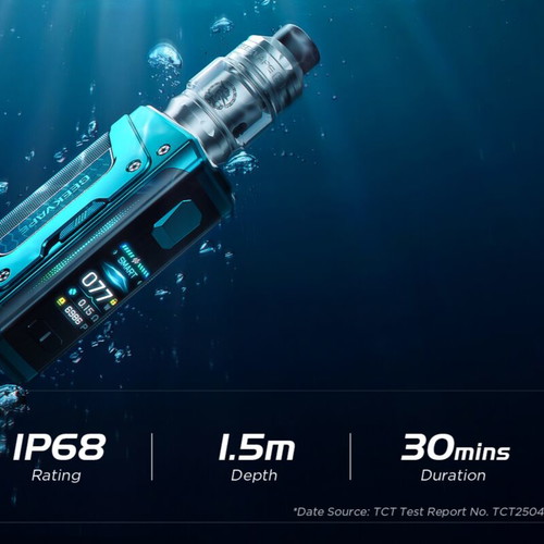Geek Vape green colour with 2 batteries free