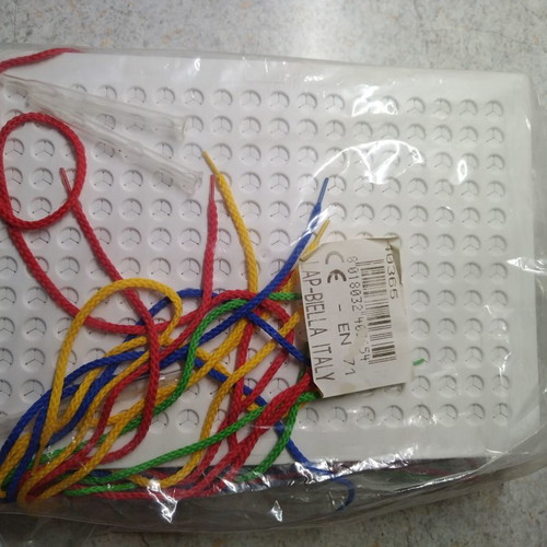 Lacing toy new for fine motor skills practice