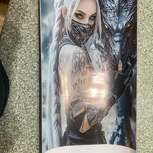 Vinyl stickers new, set of two for car exterior pillars