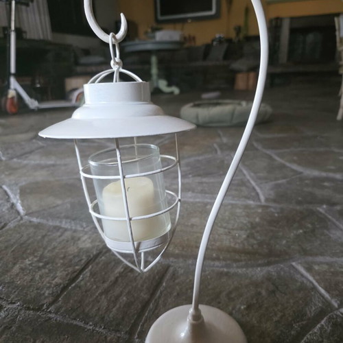 Decorative candle lantern like new, height 49.5 cm