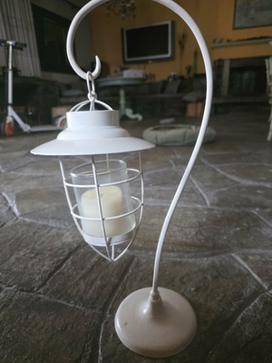 Decorative candle lantern like new, height 49.5 cm