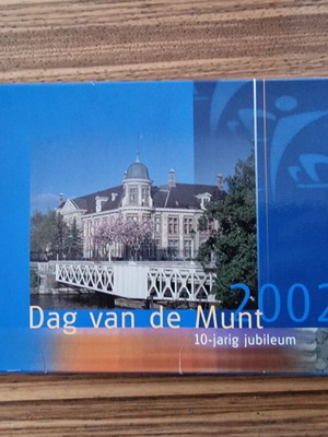 Netherlands Official Euro Coin Set Dag Van de Munt 10-jarig jubileum like new