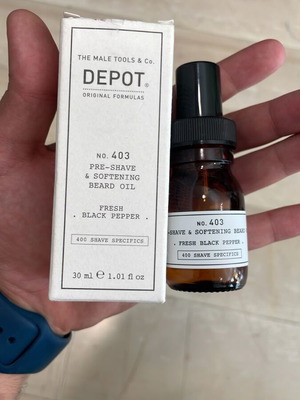 Depot No. 403 Pre-Shave & Softening Beard Oil 30 ml new