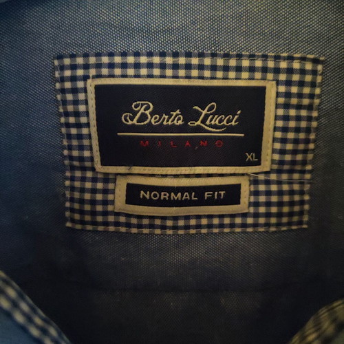 Berto Lucci shirt XL like new, blue