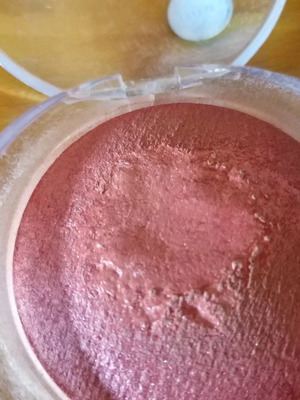 Blush used iridescent finish
